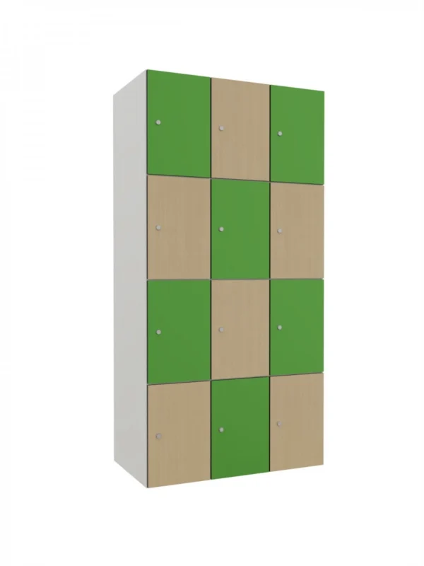 Modularer Metallschrank mit HPL