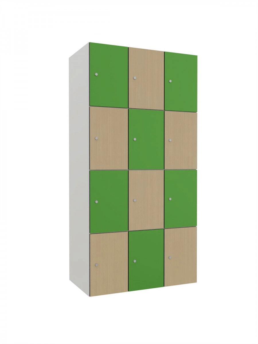 Modularer Metallschrank mit HPL