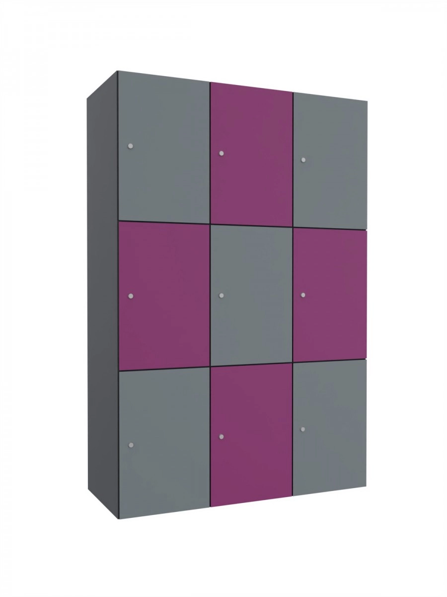 Modularer Metallschrank mit HPL