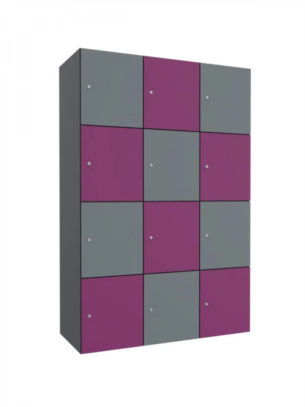 Modularer Metallschrank mit HPL