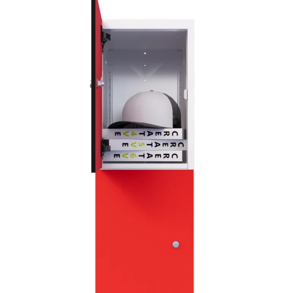Modularer Metallschrank mit HPL