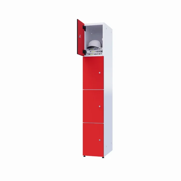 Modularer Metallschrank mit HPL