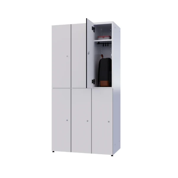 Modularer Metallschrank mit HPL