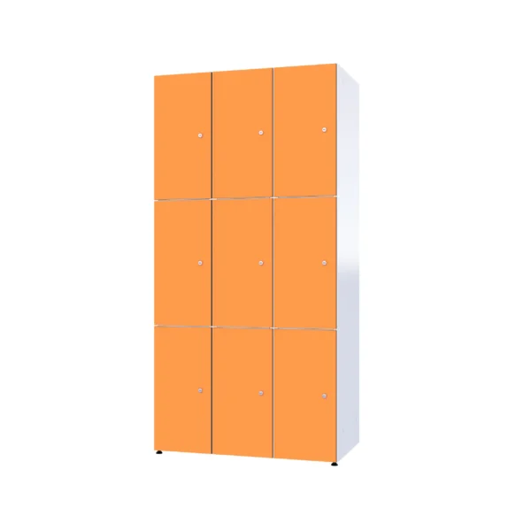 Modularer Metallschrank mit HPL