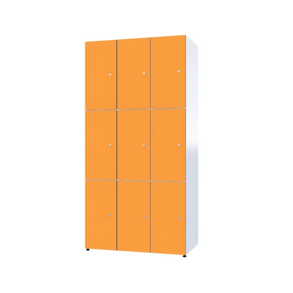 Modularer Metallschrank mit HPL