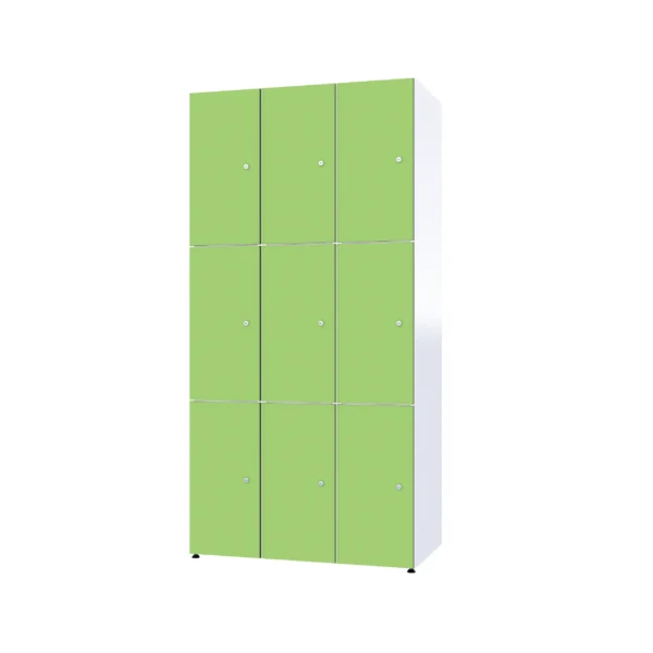 Modularer Metallschrank mit HPL
