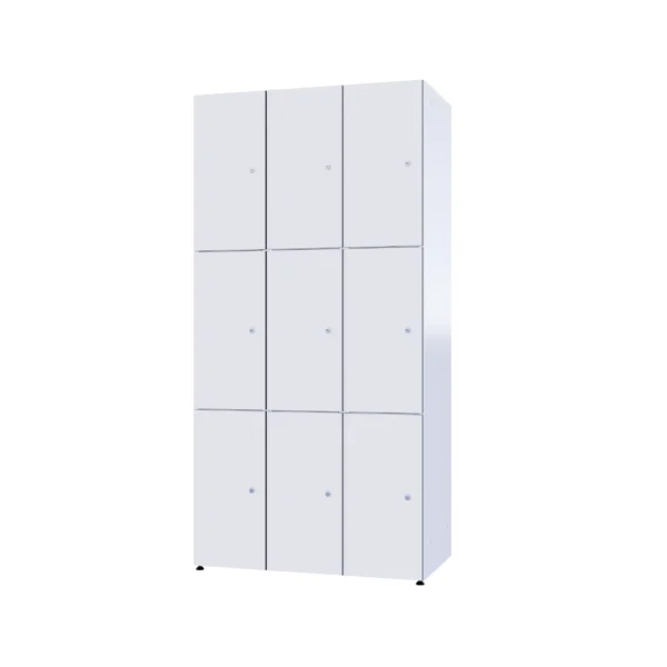 Modularer Metallschrank mit HPL