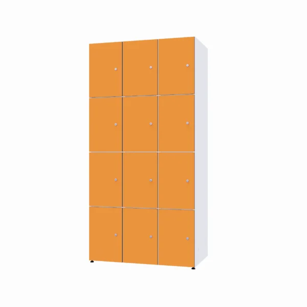 Modularer Metallschrank mit HPL