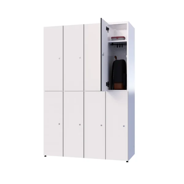 Modularer Metallschrank mit HPL