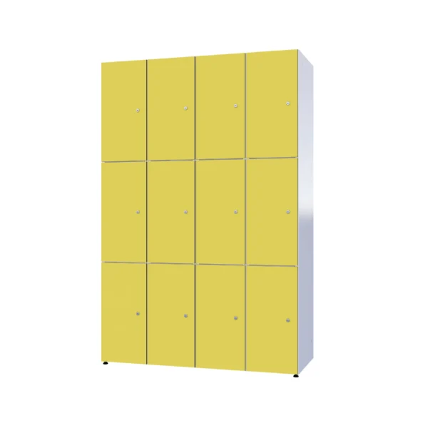 Modularer Metallschrank mit HPL