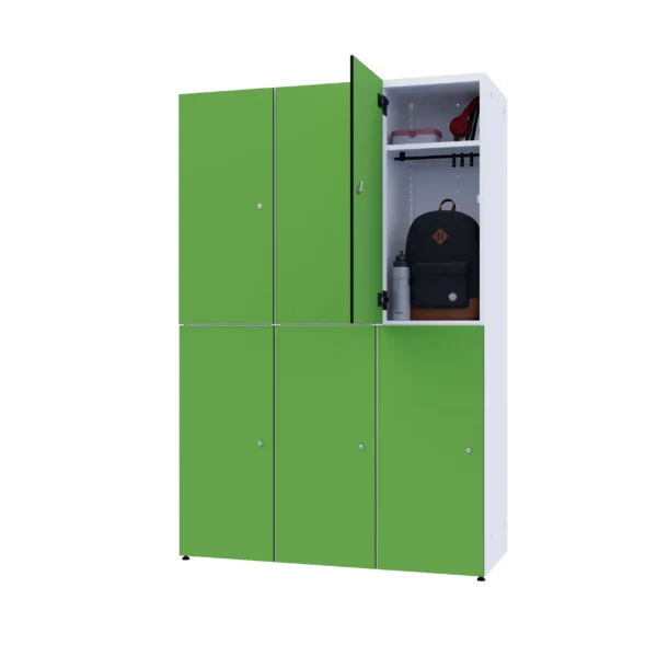 Modularer Metallschrank mit HPL