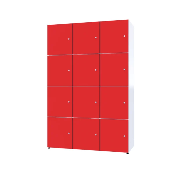 Modularer Metallschrank mit HPL