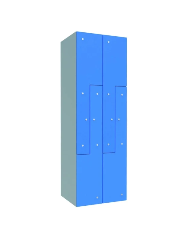 Modularer Metallschrank mit Glas