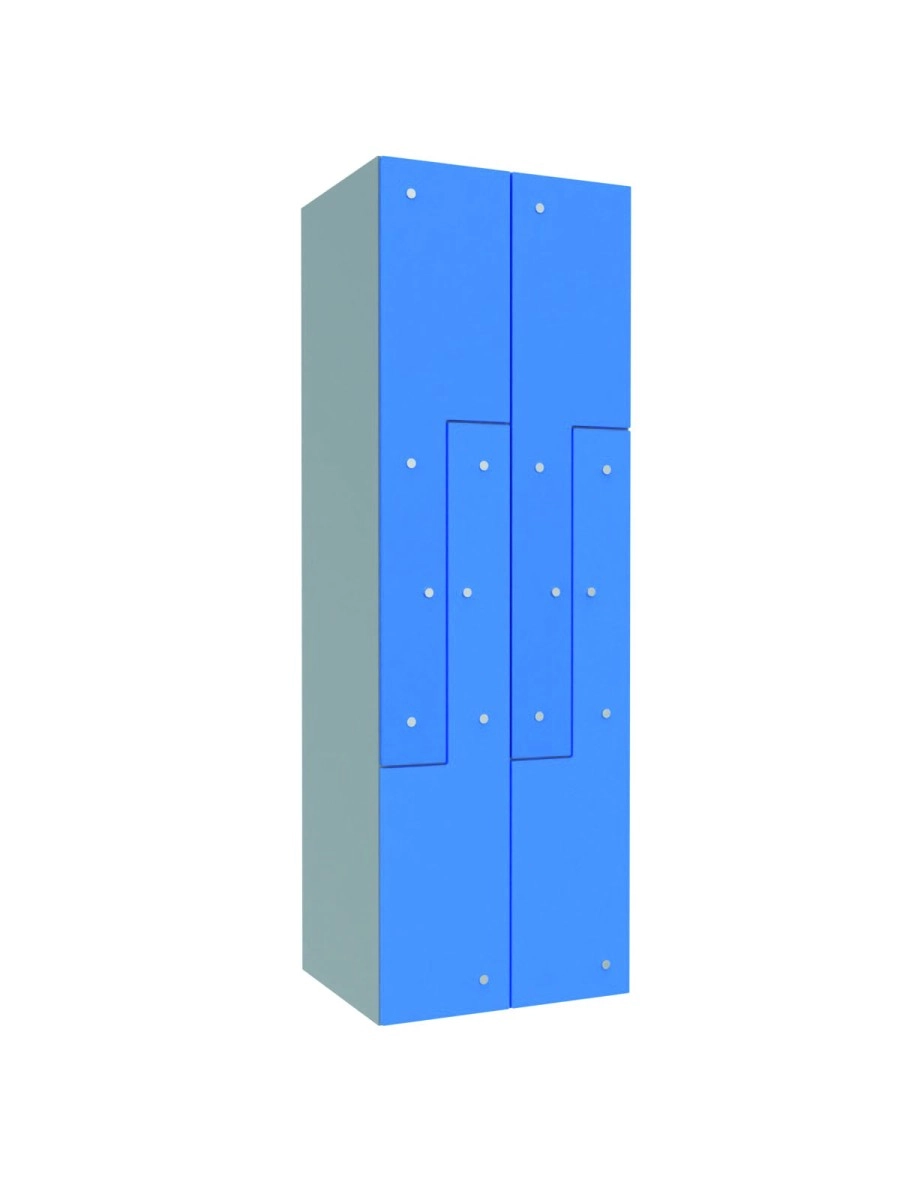 Modularer Metallschrank mit Glas