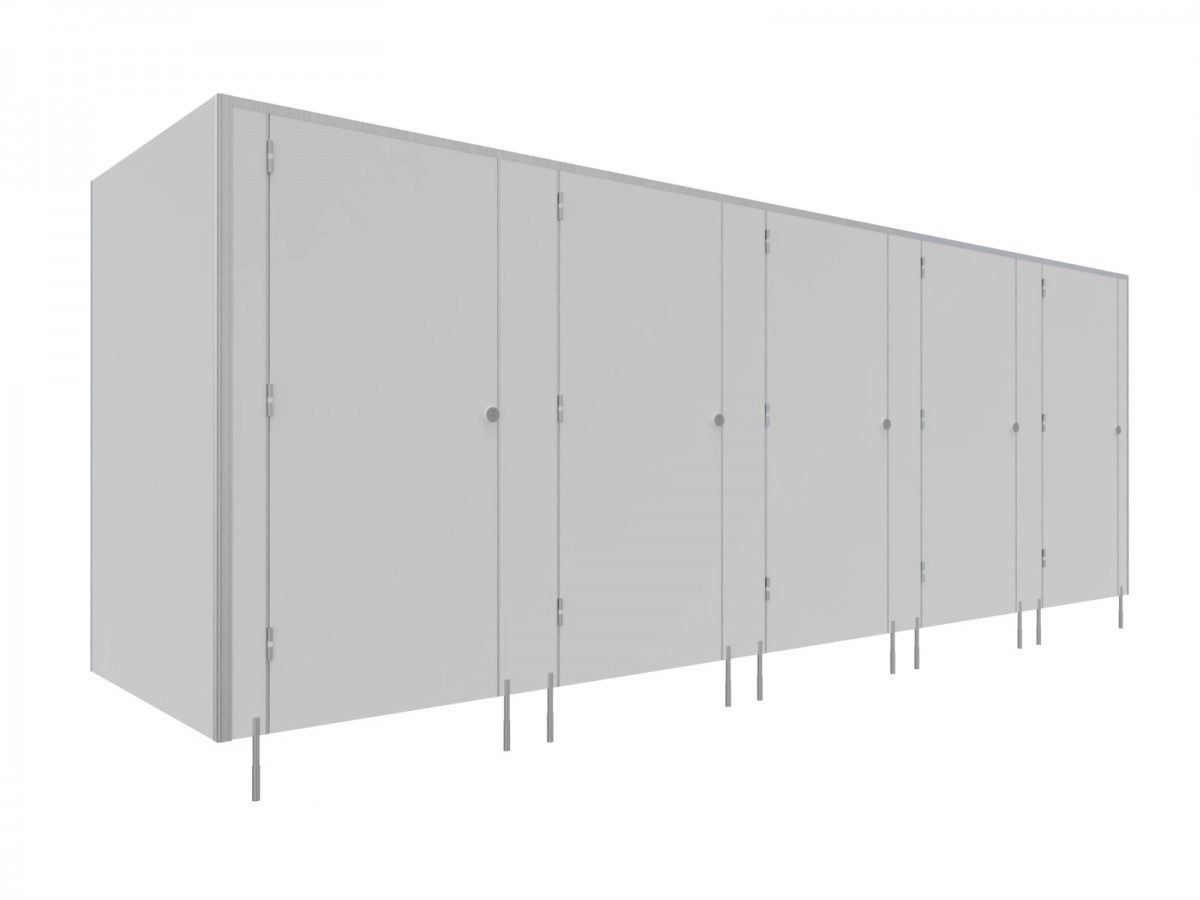 EXPRESS - 48 H - WC-Kabinen mit LPW -SOLARI 1 Tür - TYP II Ecke